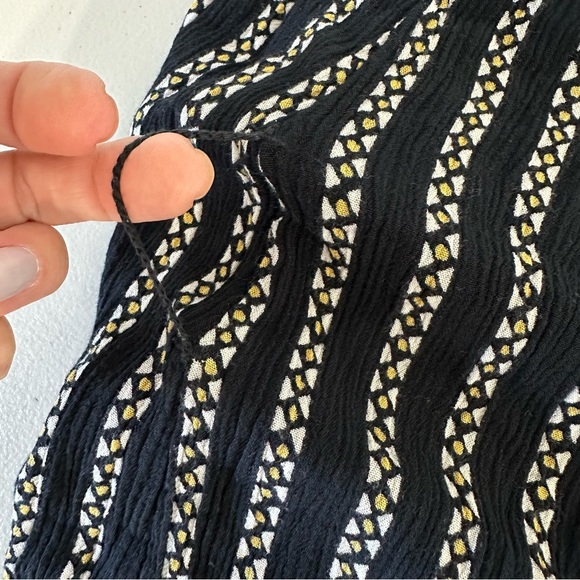 Billabong Wide leg Jumpsuit Small Black White - Picture 6 of 10